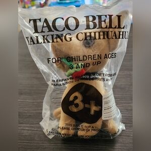 New Sealed 6" Talking Taco Bell Chihuahua‎ Dog Not Working May Need Batteries.
